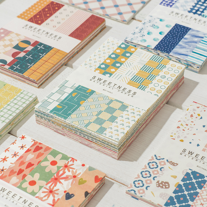 Ink Blotter Paper - 50 Pcs Kawaii Ins Paper Card