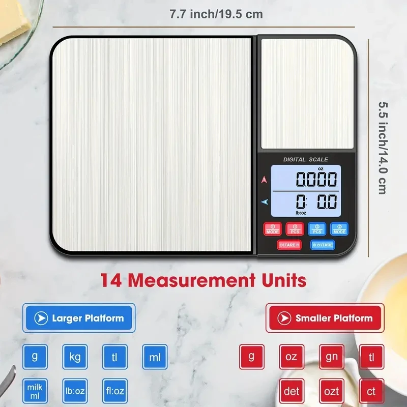 1pc Digital Kitchen Scale for  - Tape Dispenser Weighted 评论和价格