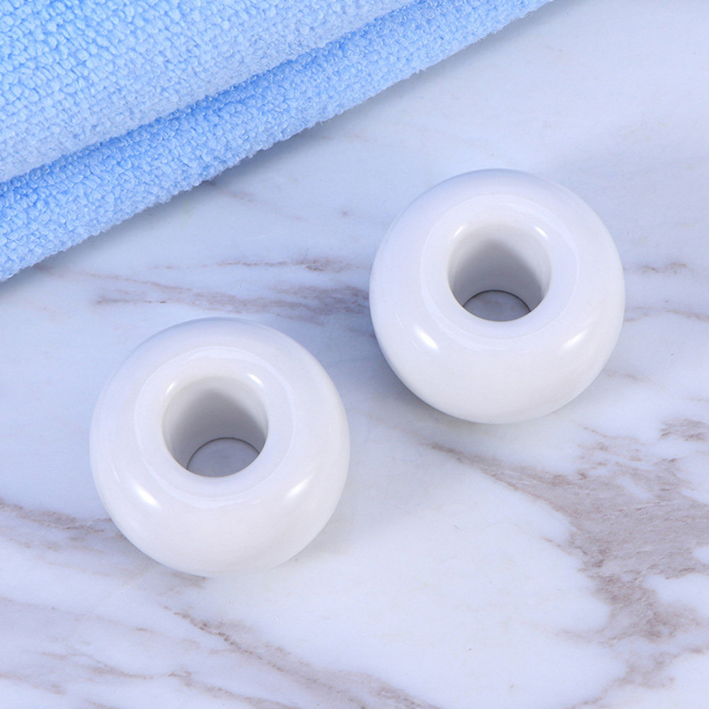 4Pcs Ceramic Toothbrush Stand  - Pen Rest Single 评论和价格