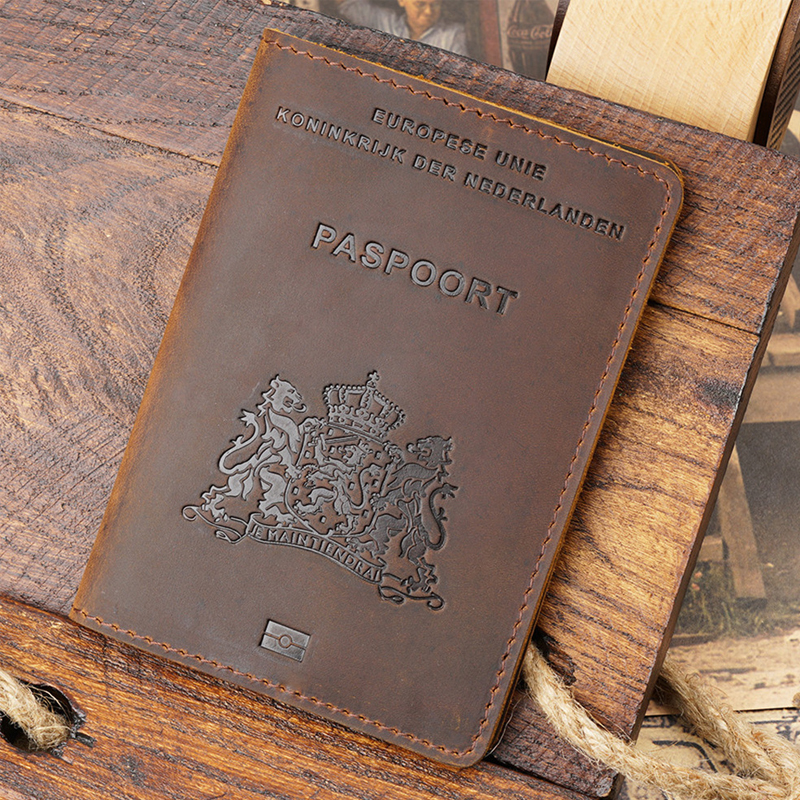 Dutch Passport Cover - Genuine - Index Card Holder 评论和价格