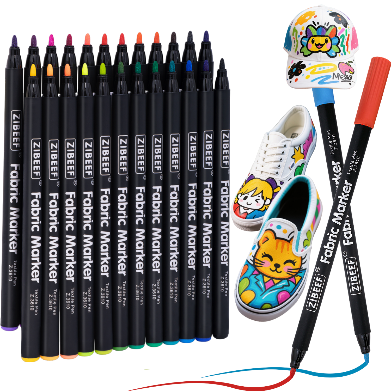 12/24 Color Fabric Markers-Fin - Correction Pen Fine 评论和价格