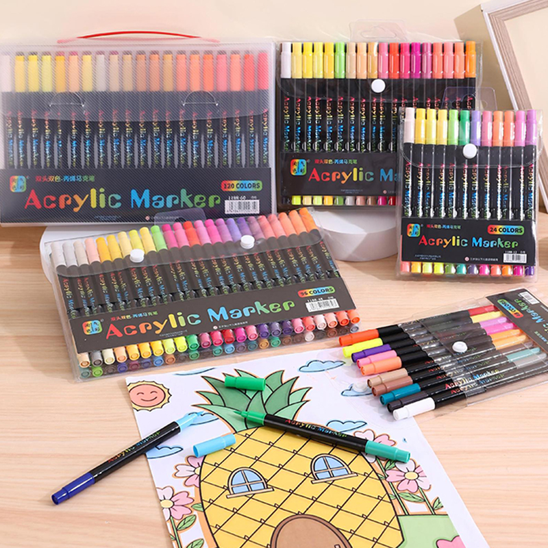 24-120Colors Art Use Acrylic P - Correction Pen Fine 评论和价格