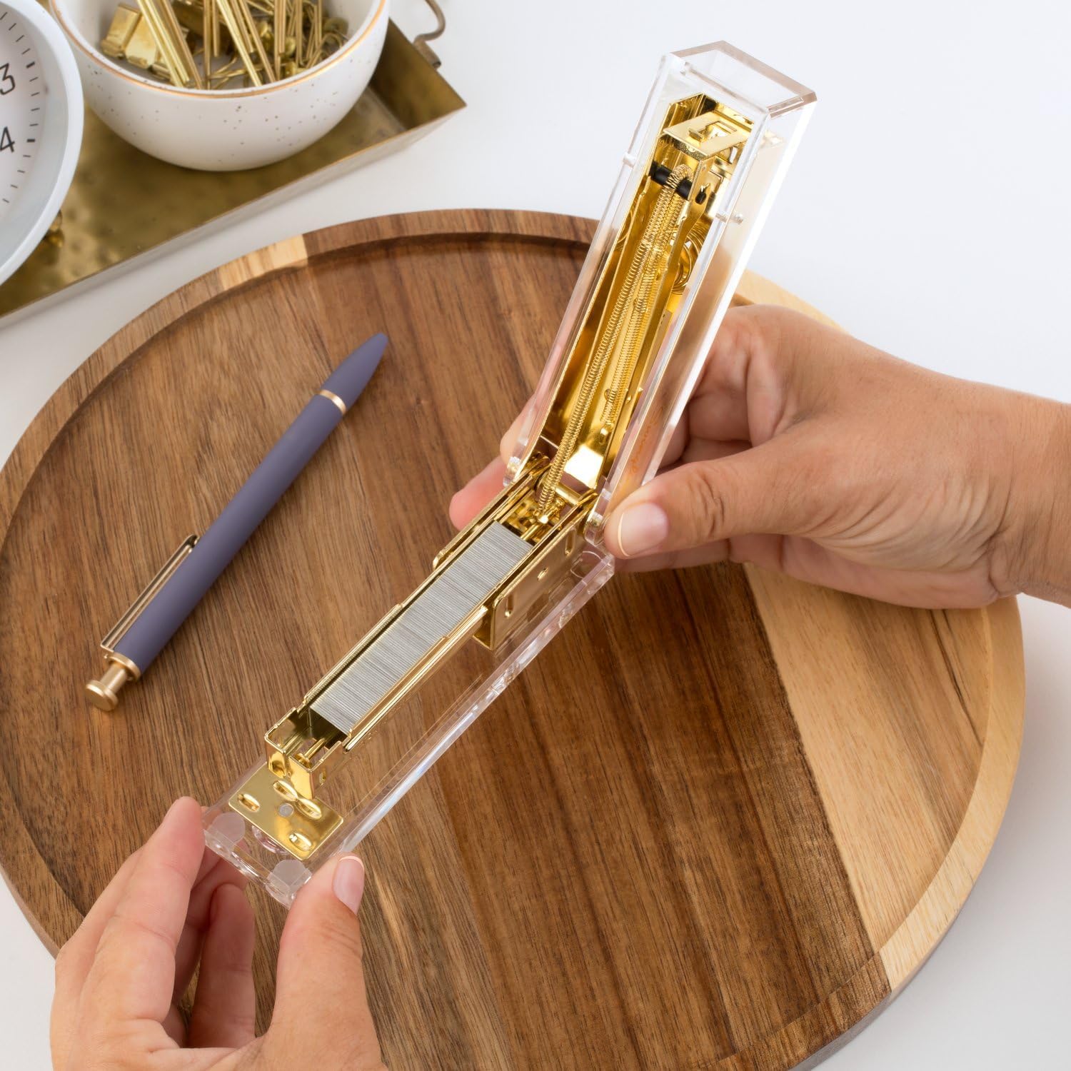 Swingline Compact Clear Acryli - Stapler Half Strip 评论和价格