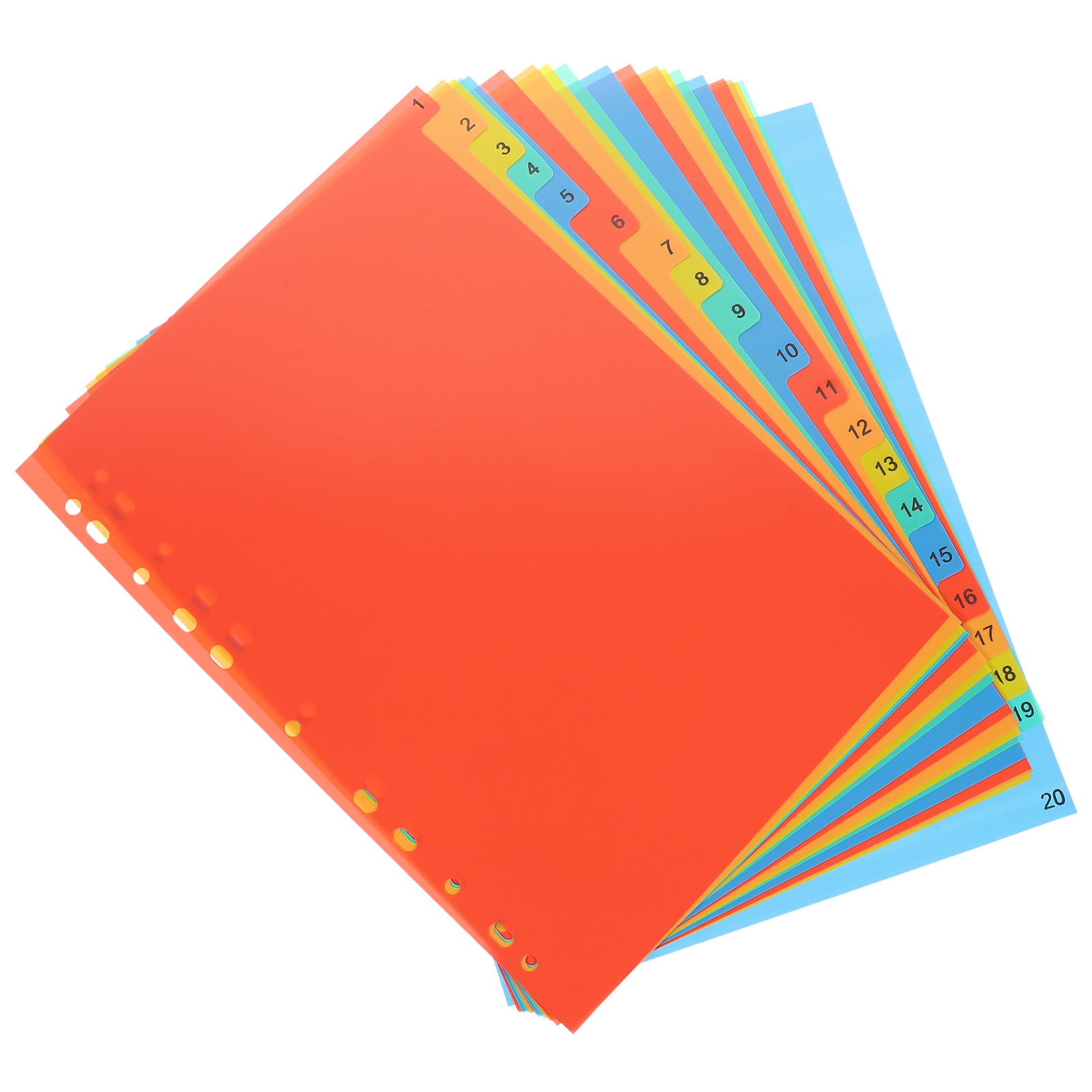 A4 Index Pages Plastic Binder  - Tab Divider A4 评论和价格