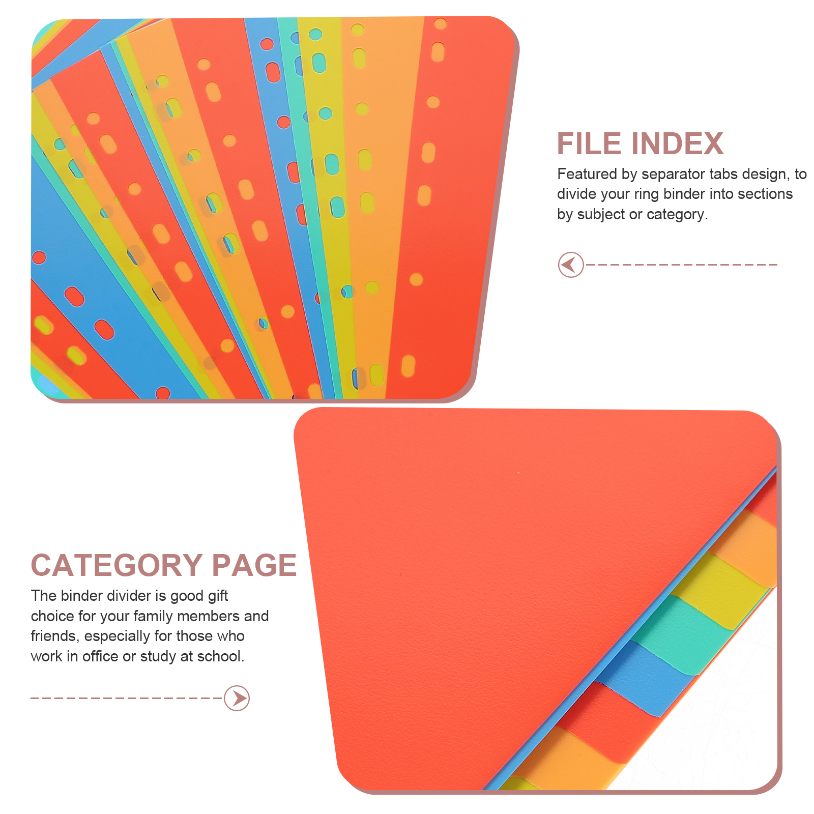 A4 Index Pages Plastic Binder  - Tab Divider A4 评论和价格