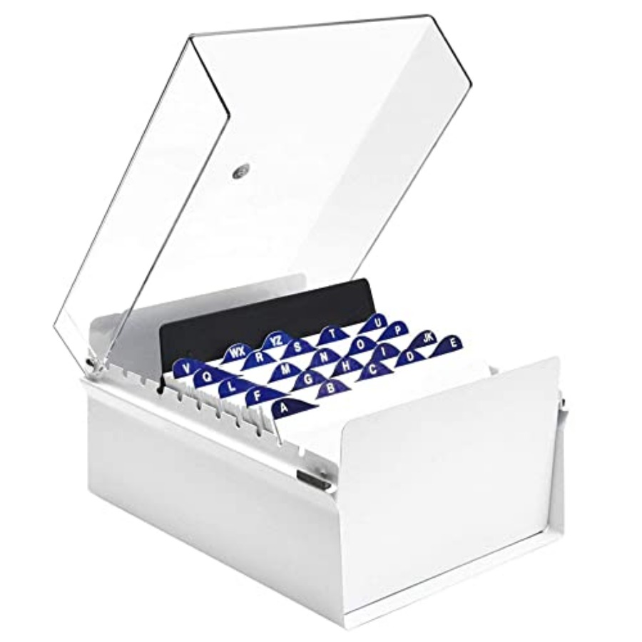 5 X 8 Card File Holder Organiz - Index Card Holder 评论和价格