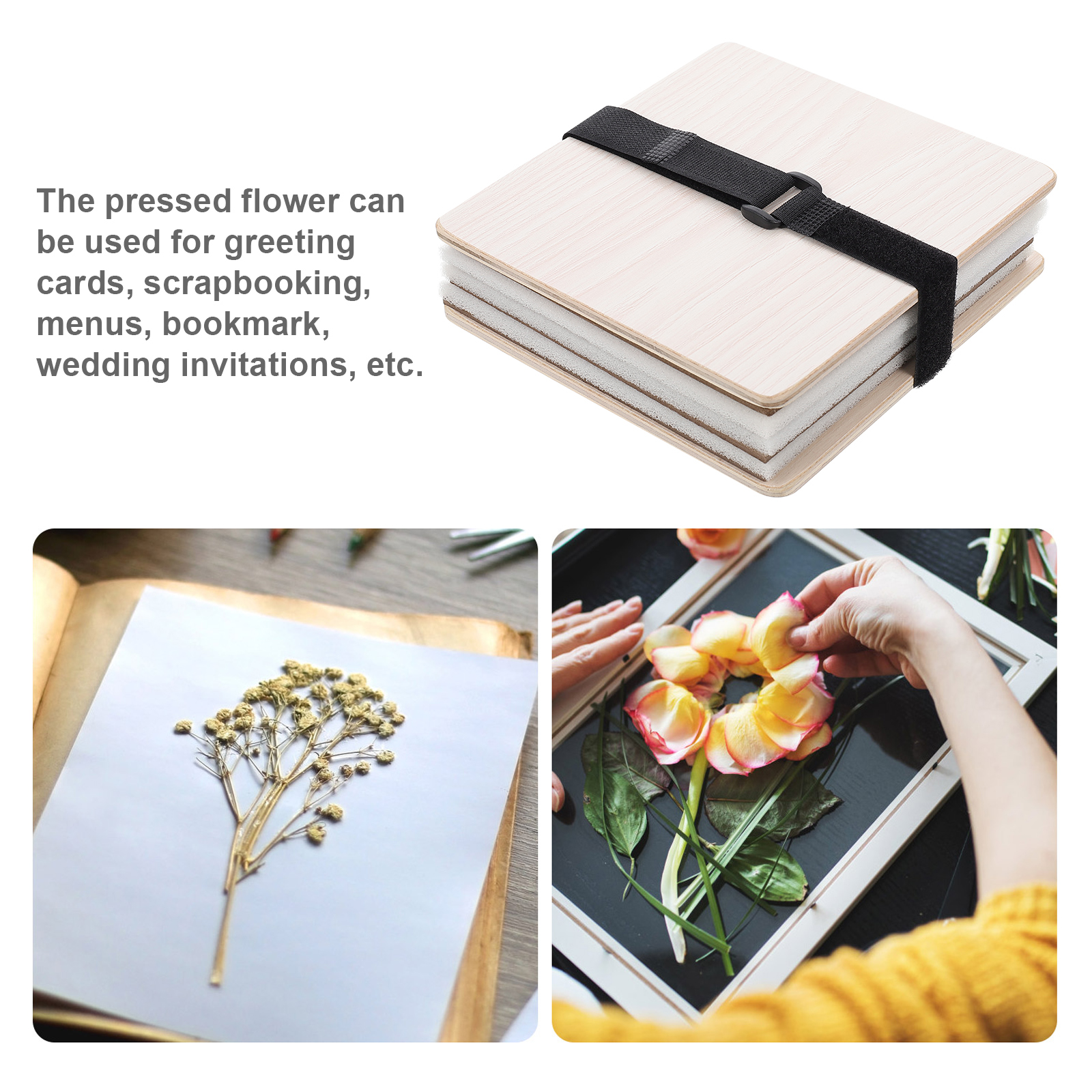 1 set Flower Press Kit Plant L - Ink Blotter Paper 评论和价格
