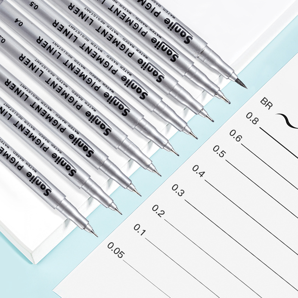 9-Piece Fine Line Waterproof I - Correction Pen Fine 评论和价格