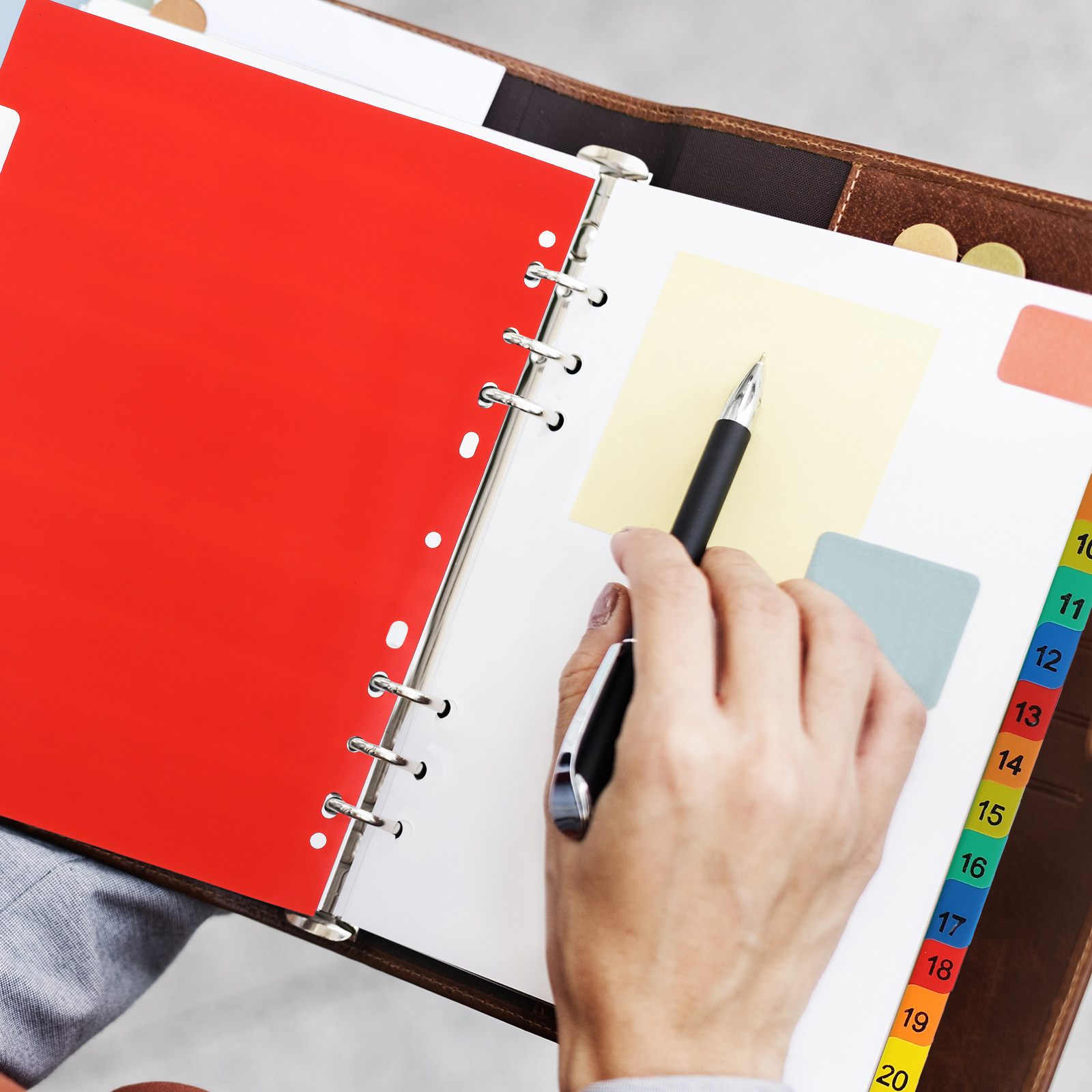 20 Pages A4 Colorful Plastic B - Tab Divider A4 评论和价格