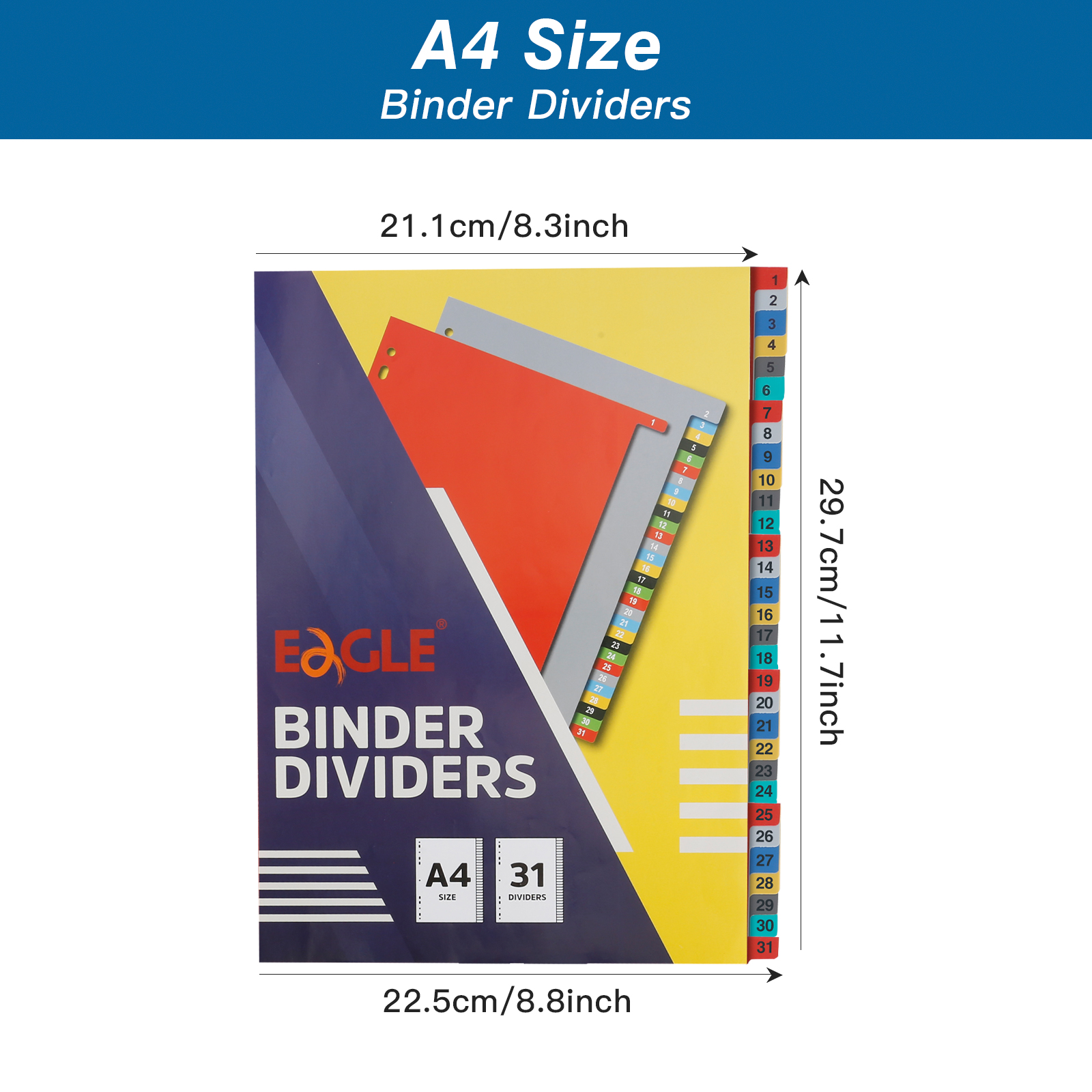 EAGLE A4 Binder Index Divider  - Binder A4 Lever 评论和价格