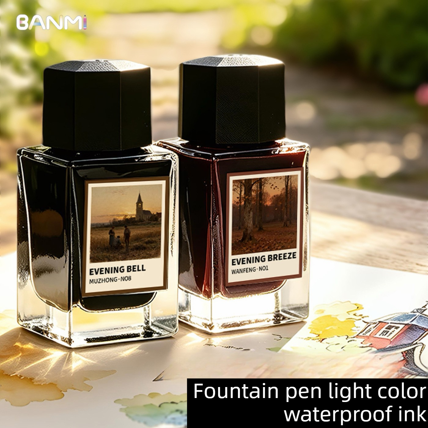 BANMI 10 Color Fountain Pens I - Fountain Pen Bottled Ink 评论和价格