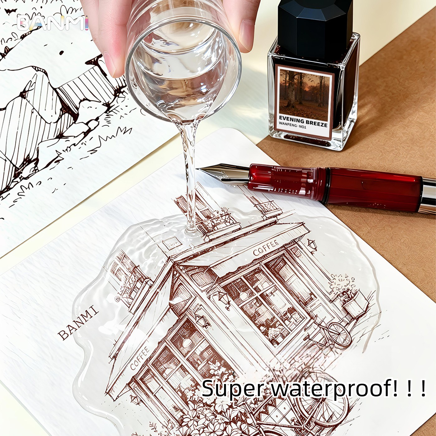 BANMI 10 Color Fountain Pens I - Fountain Pen Bottled Ink 评论和价格