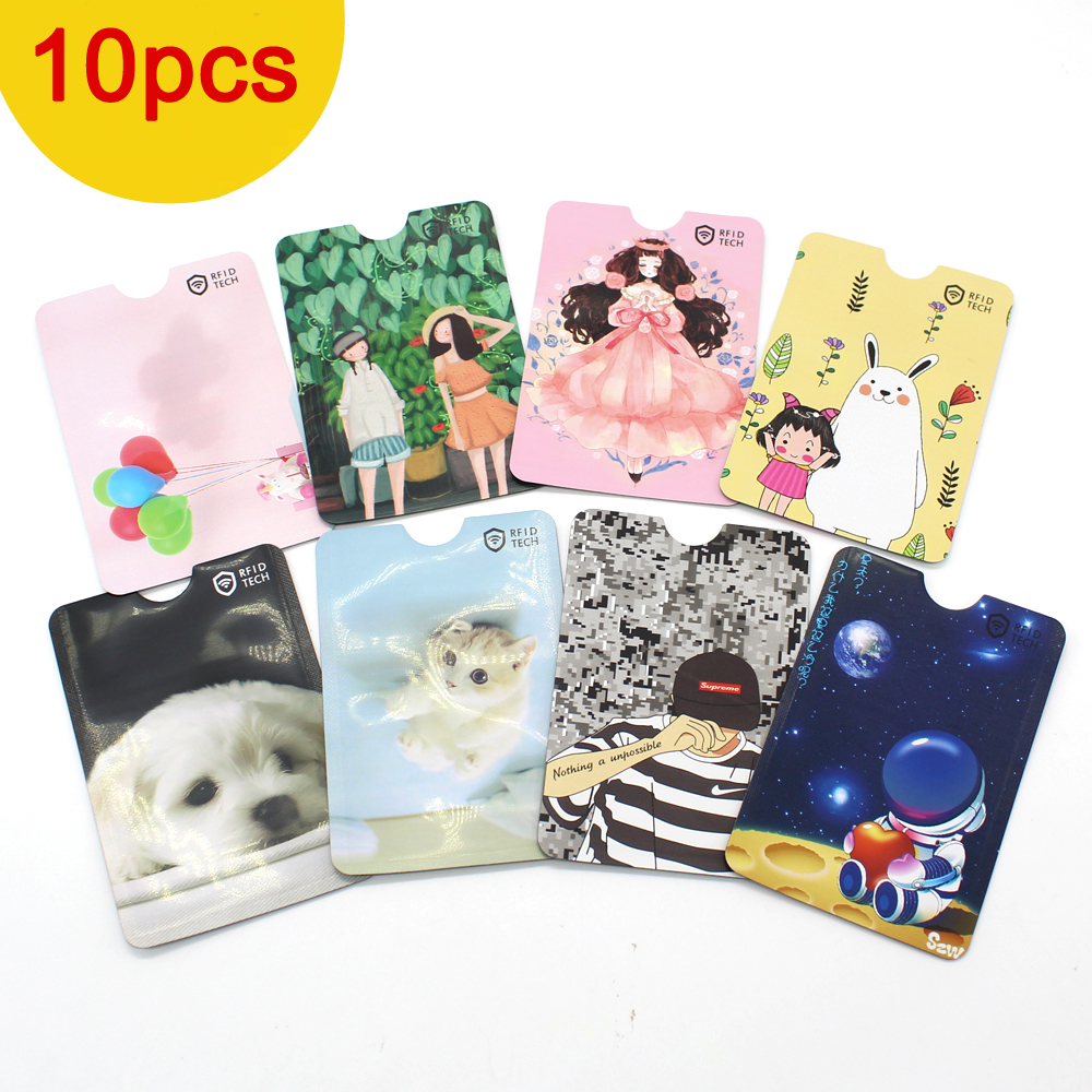 10Pcs New Anti Rfid Bank Card  - Card Index Box 评论和价格