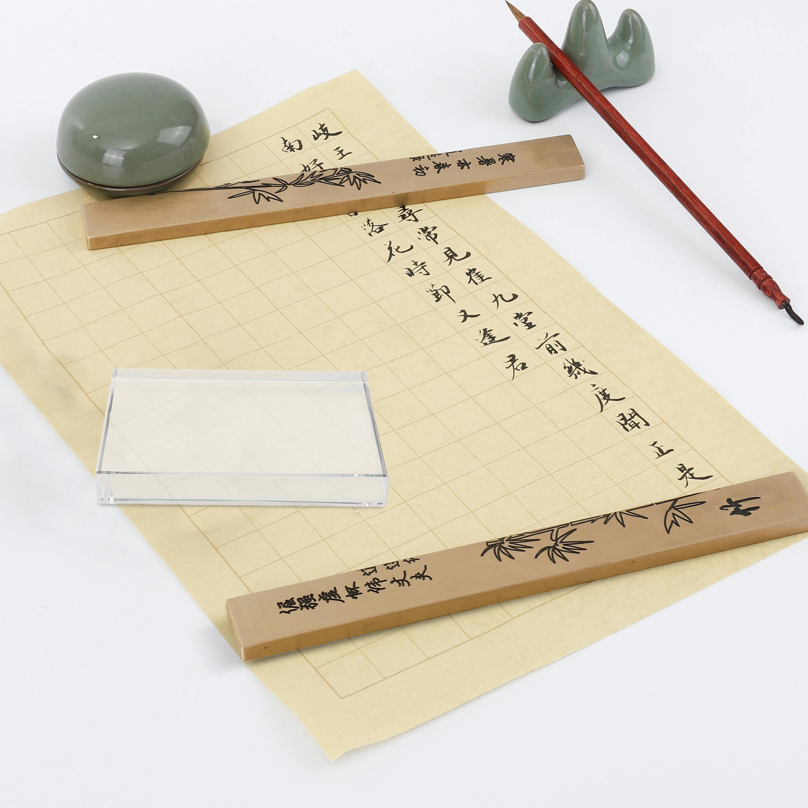 Clear Crystal Square Paperweig - Paper Weight Crystal 评论和价格