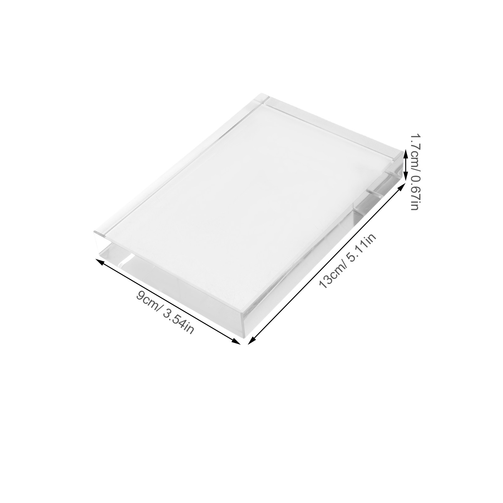 Clear Crystal Square Paperweig - Paper Weight Crystal 评论和价格