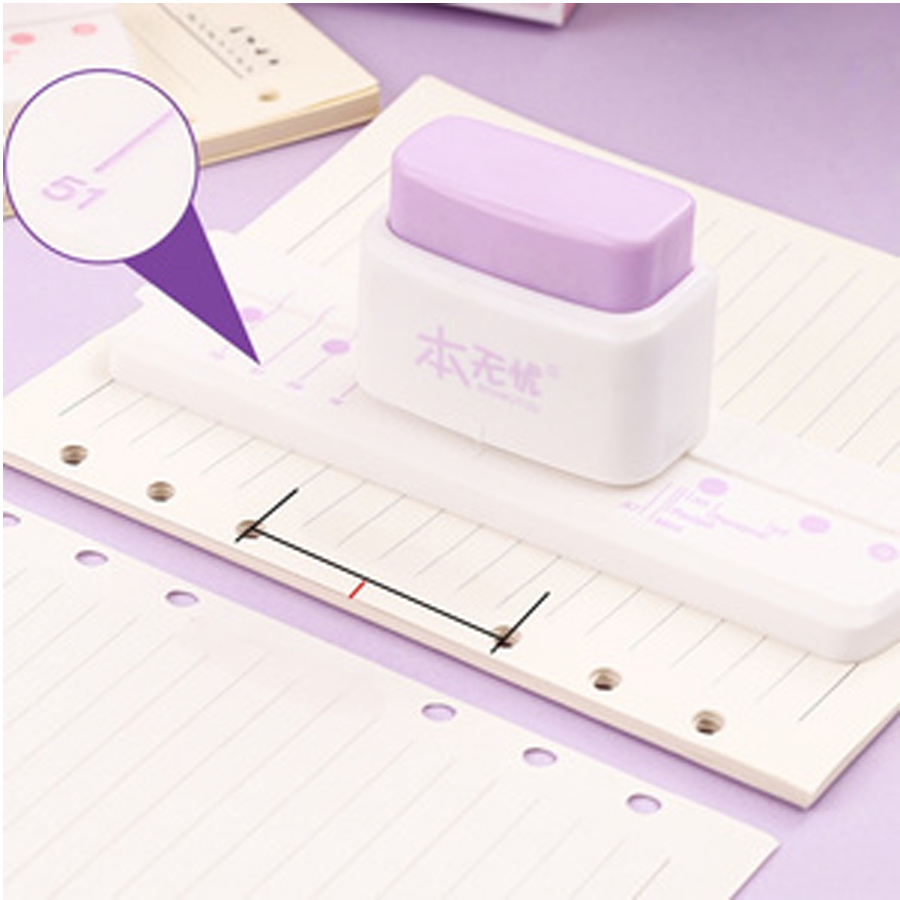 1pc three-hole punch, binder c - Binder A4 Lever 评论和价格
