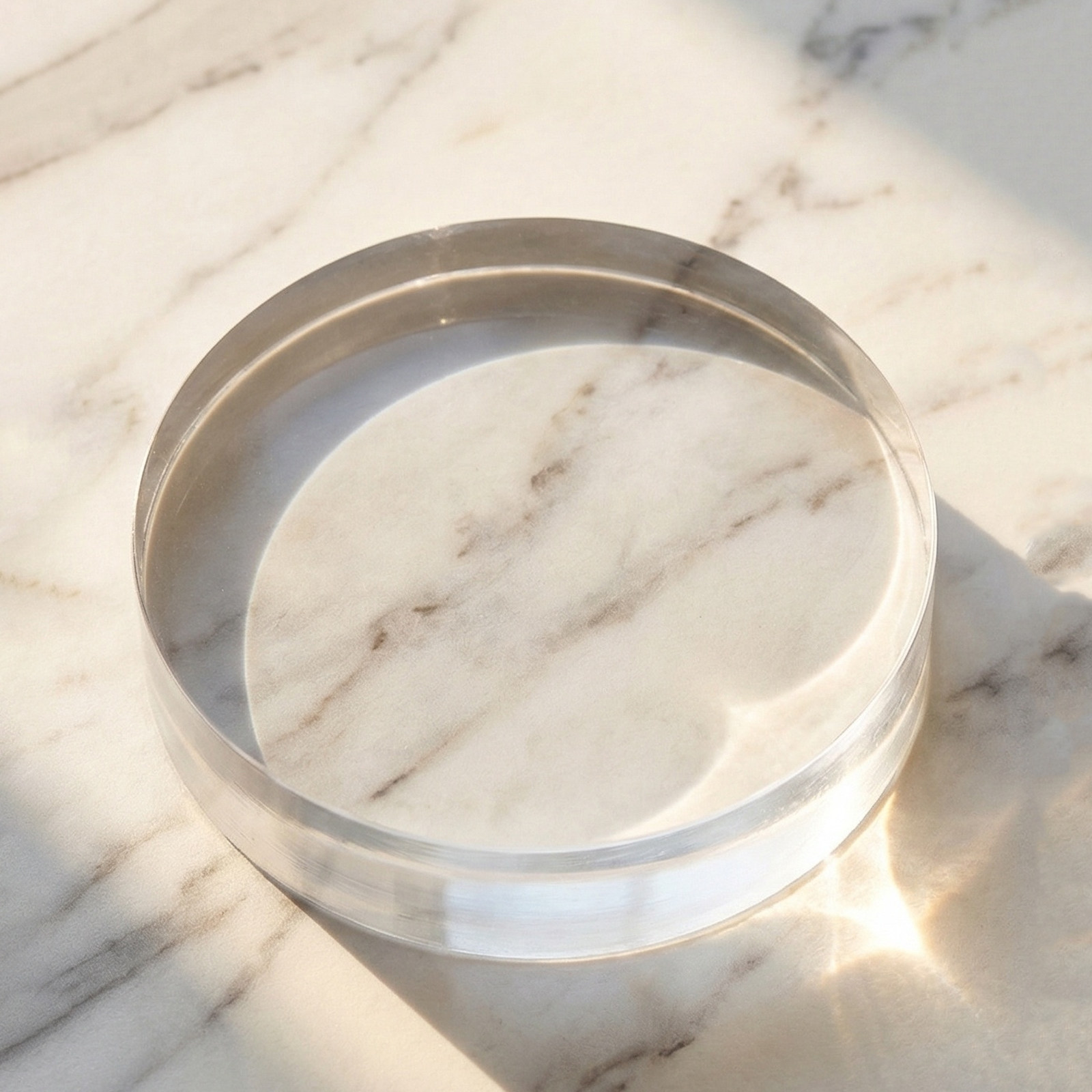 3.15 Inch Round Clear Crystal  - Paper Weight Crystal 评论和价格