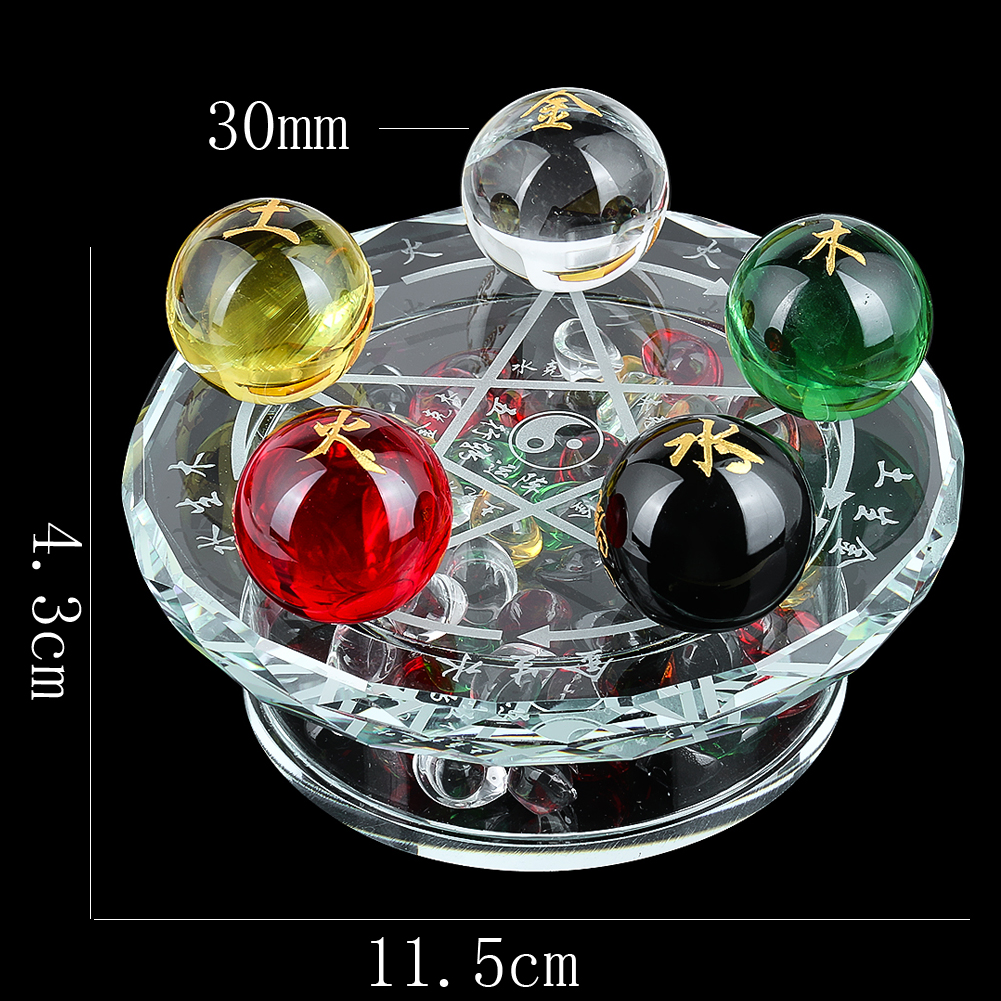 Five Elements Five Gods of Wea - Book Weight Glass 评论和价格