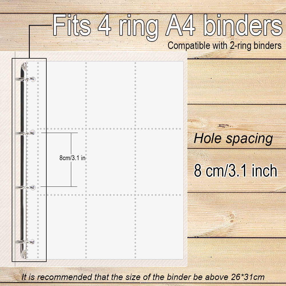 PLRBOK A4 Clear 10 Pcs Photo A - Binder A4 Lever 评论和价格
