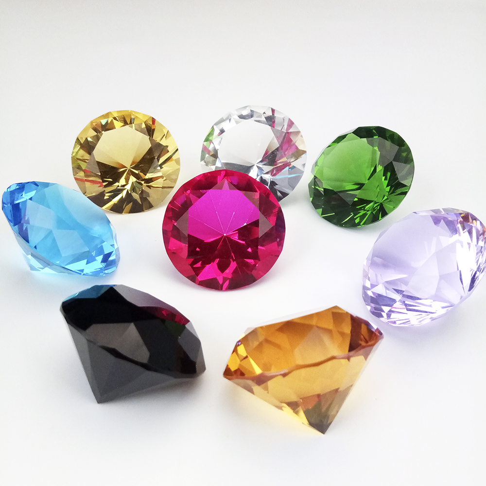 hbl Mixed Color 1pc/10ps 40mm/ - Book Weight Glass 评论和价格