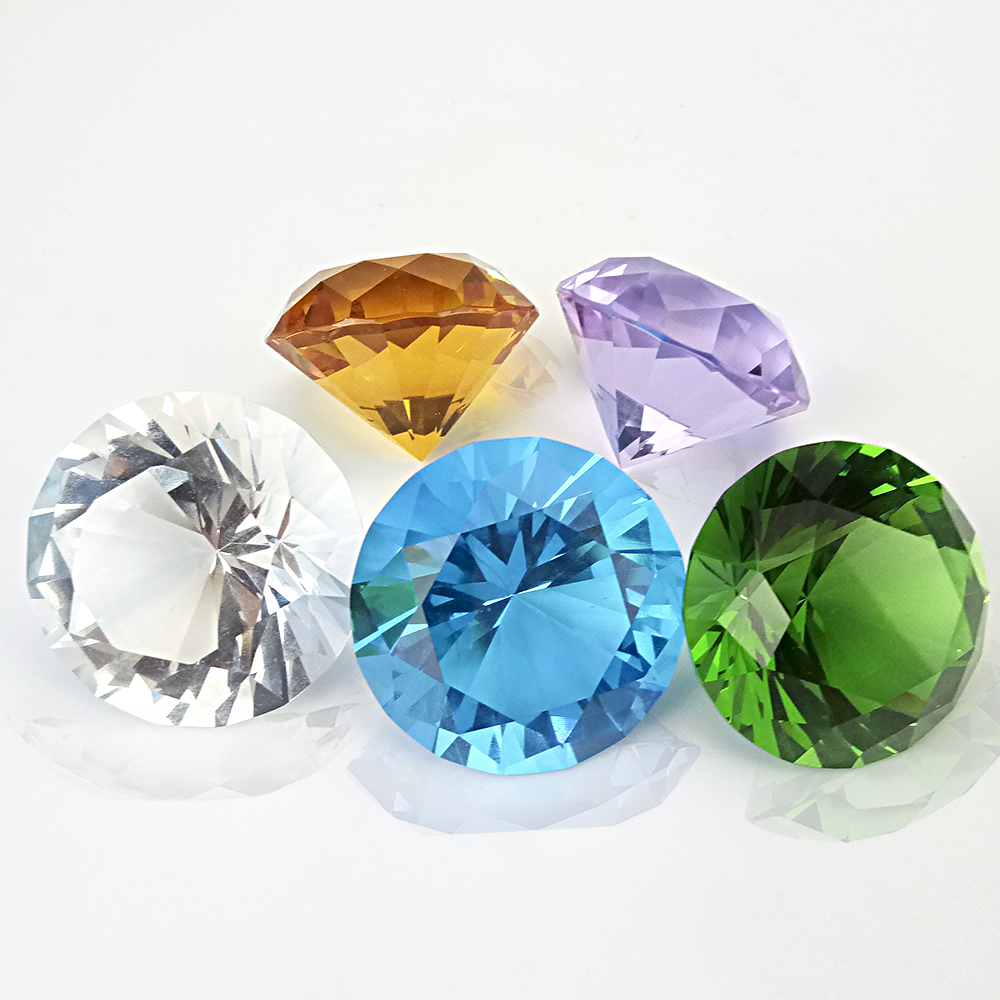 hbl Mixed Color 1pc/10ps 40mm/ - Book Weight Glass 评论和价格