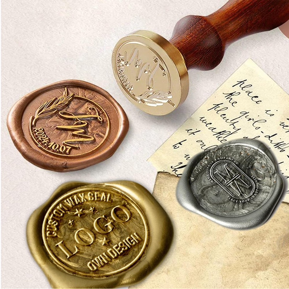 Custom Your Logo 25/30/40/50mm - Wax Seal Stamp Set 评论和价格