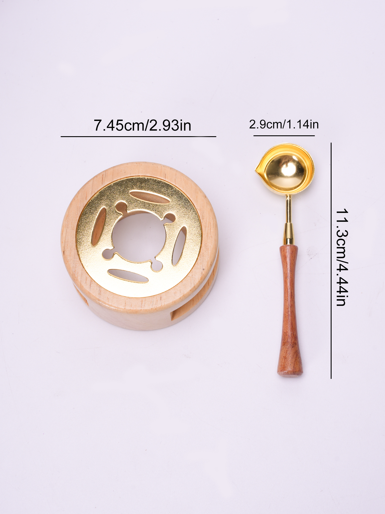 1set Wax Seal Set Wood Wax Mel - Wax Seal Stamp Set 评论和价格