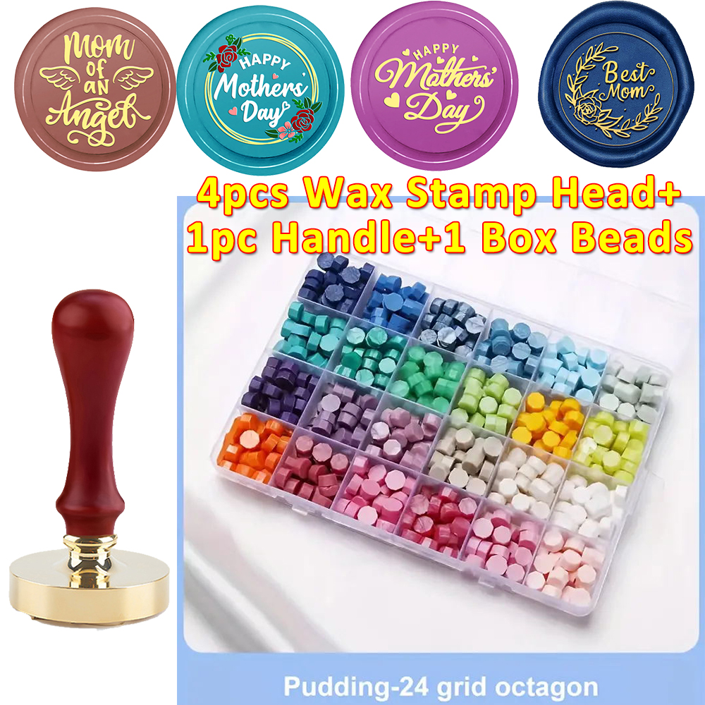 Mother's Day Wax Seal Stamp Se - Wax Seal Stamp Set 评论和价格
