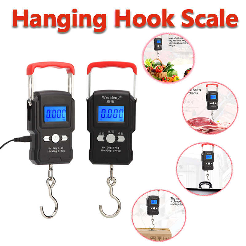 Portable Hanging Hook Scale 50 - Tape Dispenser Weighted 评论和价格