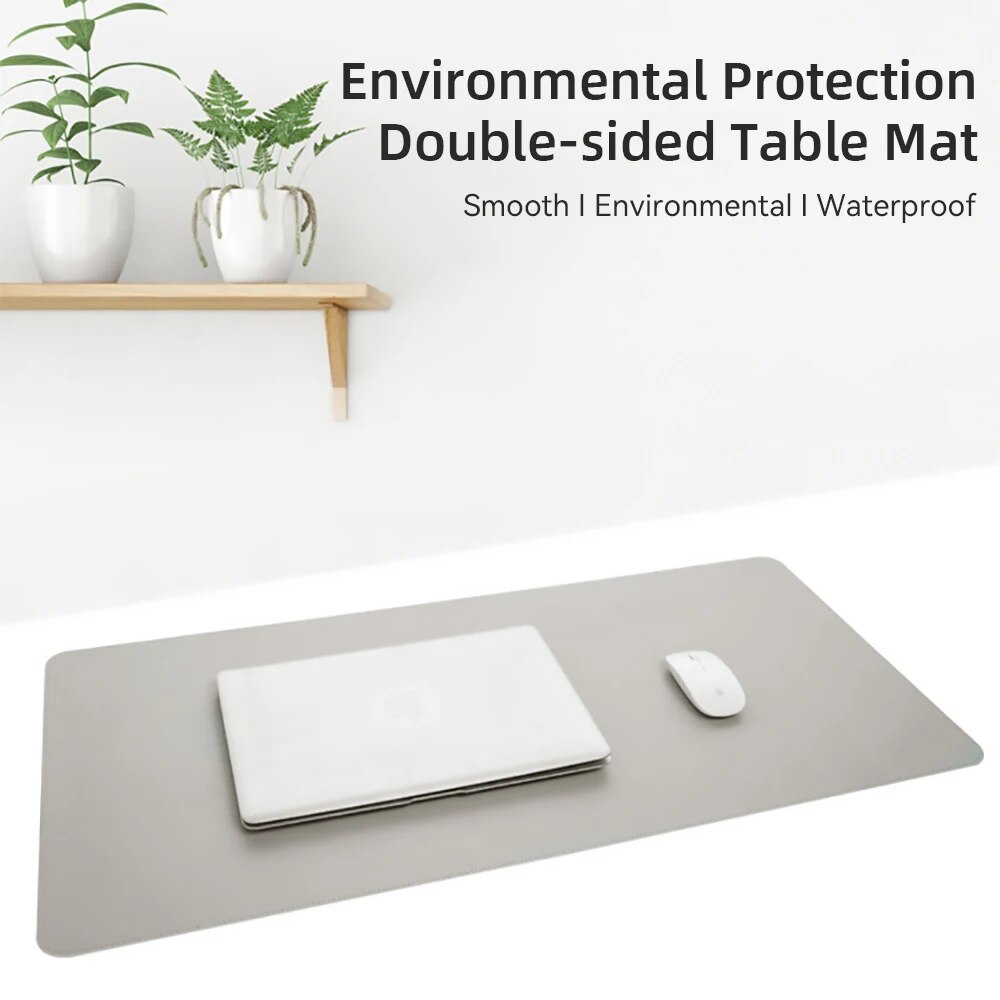 1 Pcs Large Size 60*30mm Offic - Leather Desk Pad 评论和价格
