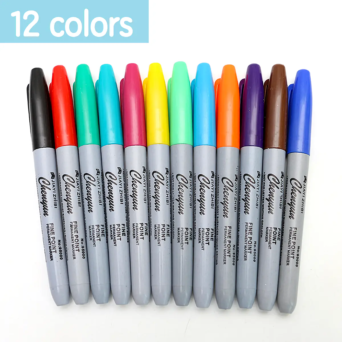 12PCS Permanent Fine Point Pen - Correction Pen Fine 评论和价格