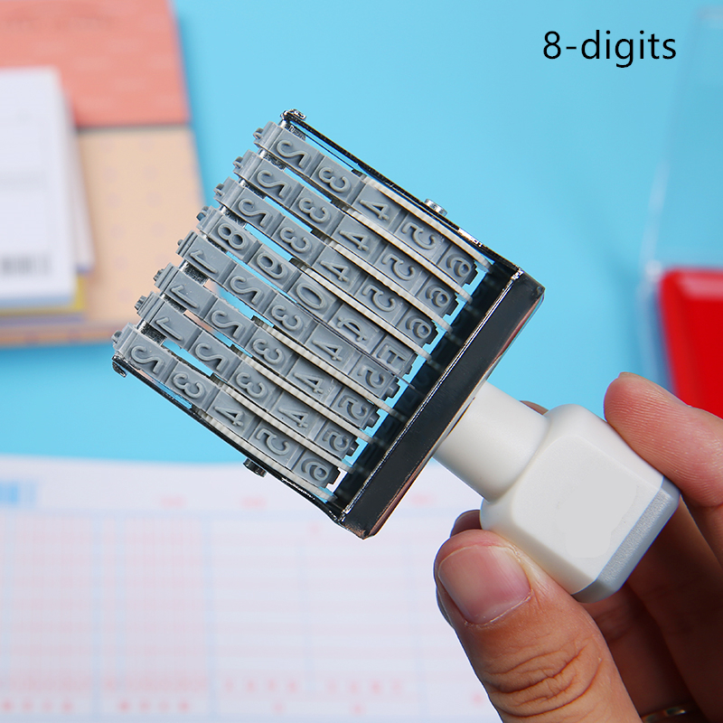 Portable 8/10 Digits Number St - Rubber Date Stamp 评论和价格