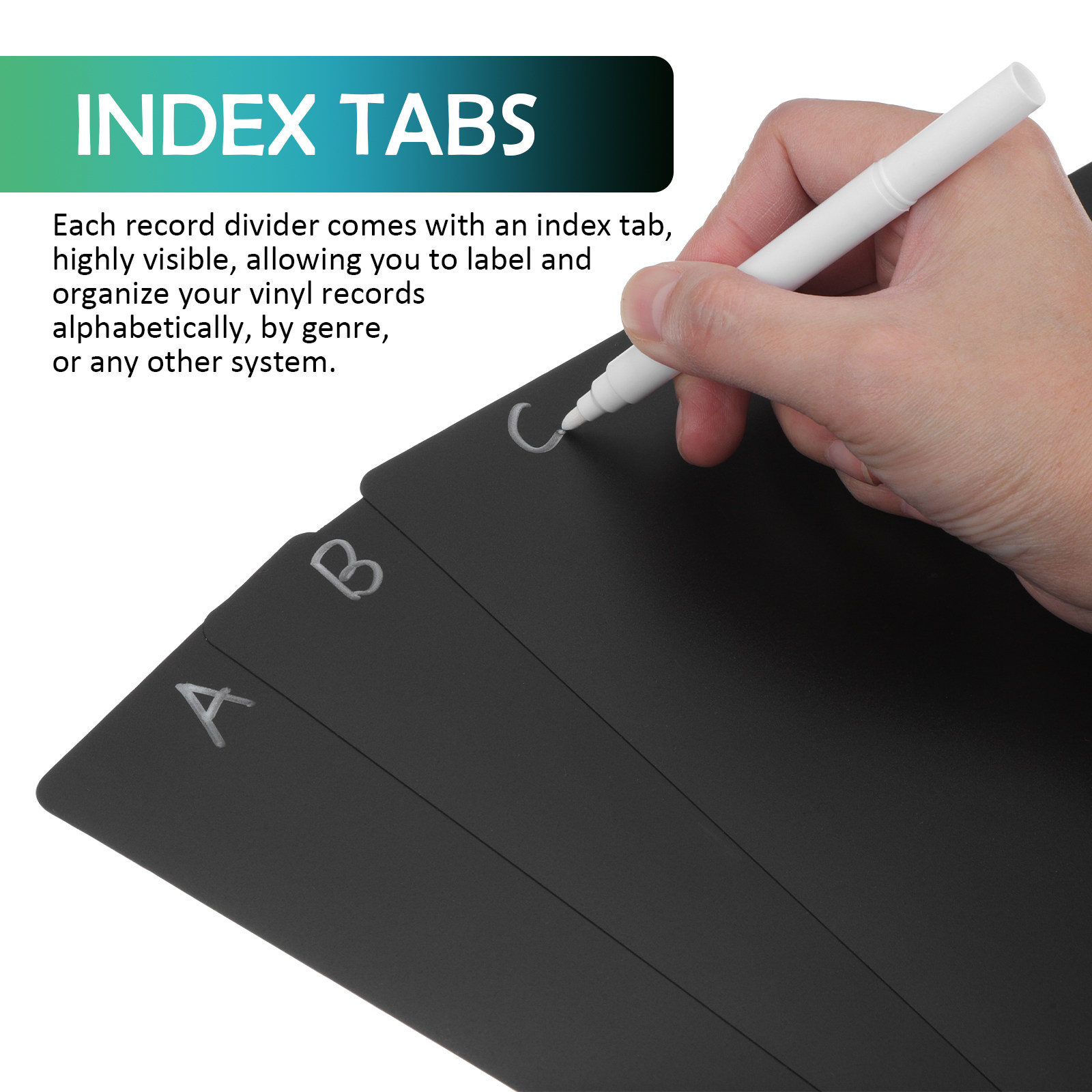 20Pcs Index Card Dividers Alph - Card Index Box 评论和价格