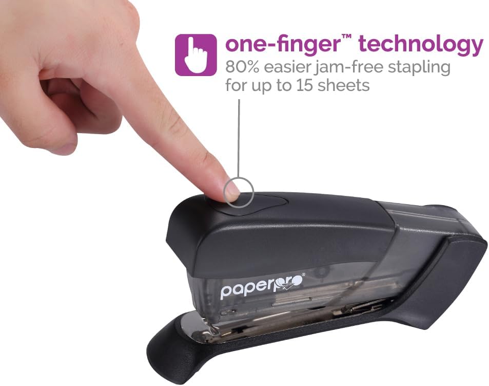 Compact Desktop Stapler, One F - Stapler Half Strip 评论和价格