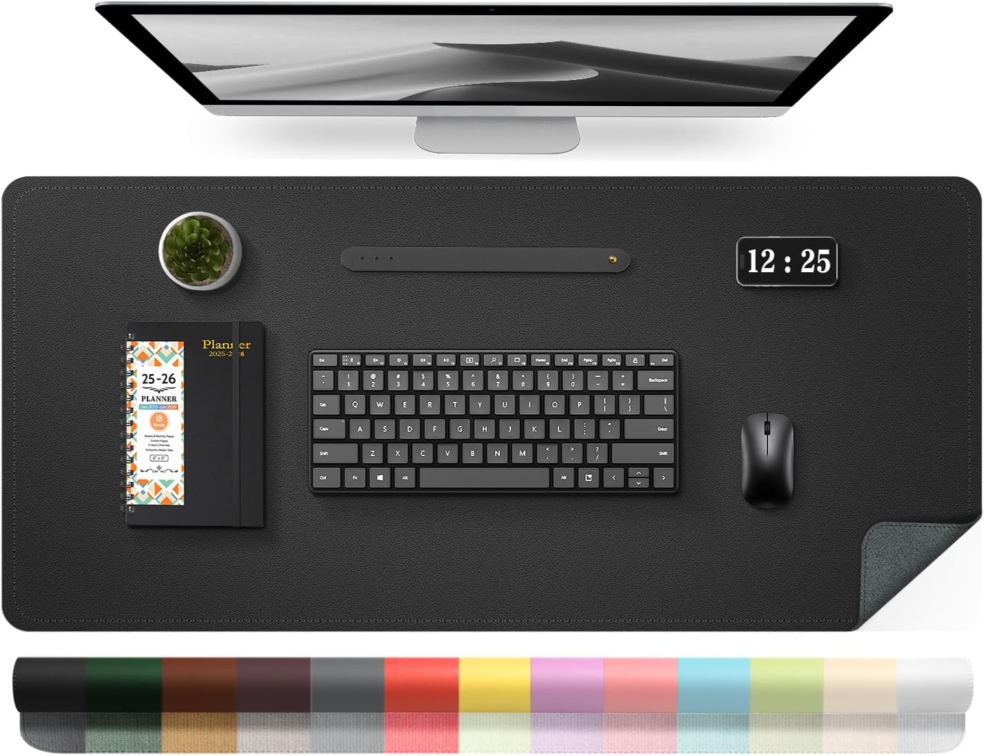 Large Leather Desk Pad Protect - Leather Desk Pad 评论和价格