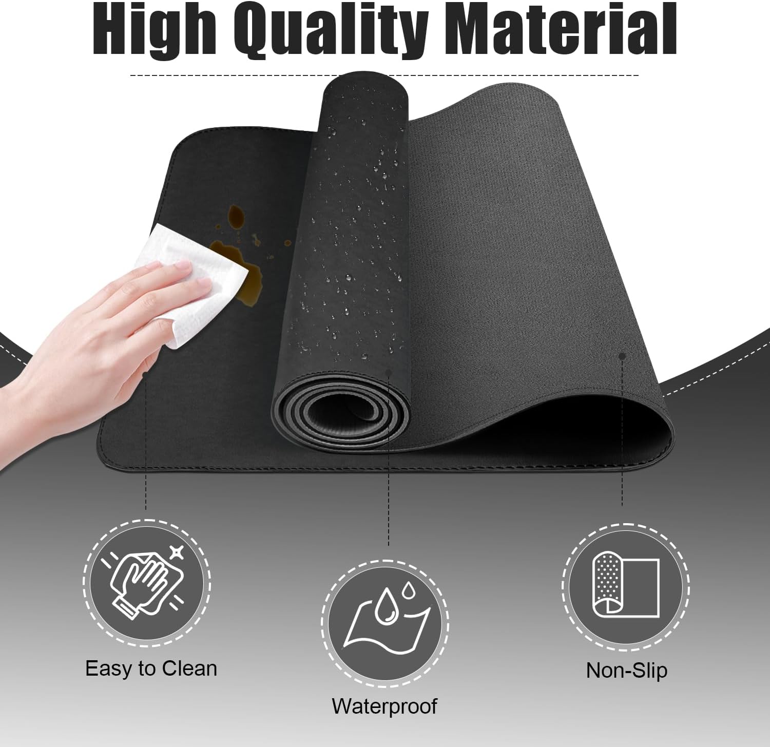 Large Leather Desk Pad Protect - Leather Desk Pad 评论和价格