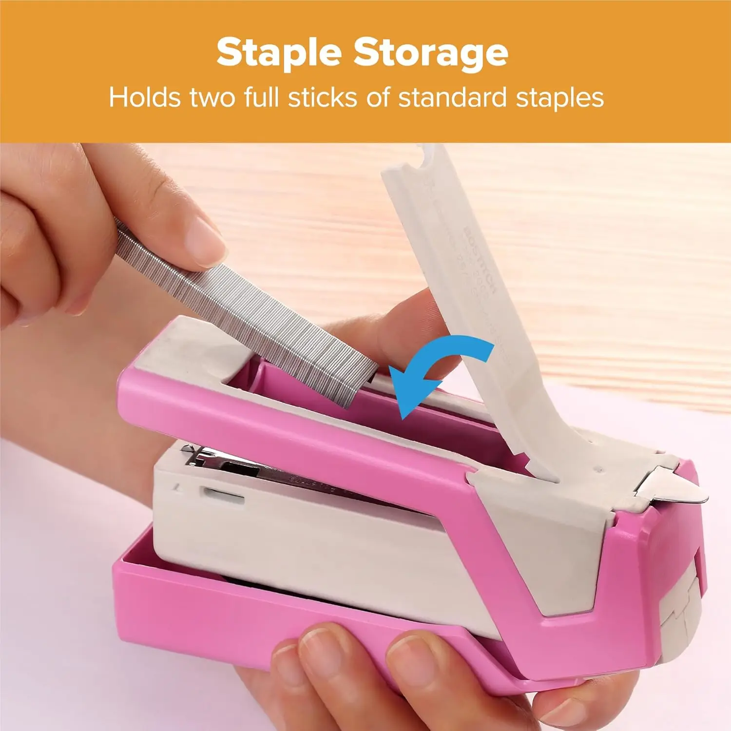 Spring-Powered Stapler, 3-in-1 - Stapler Half Strip 评论和价格