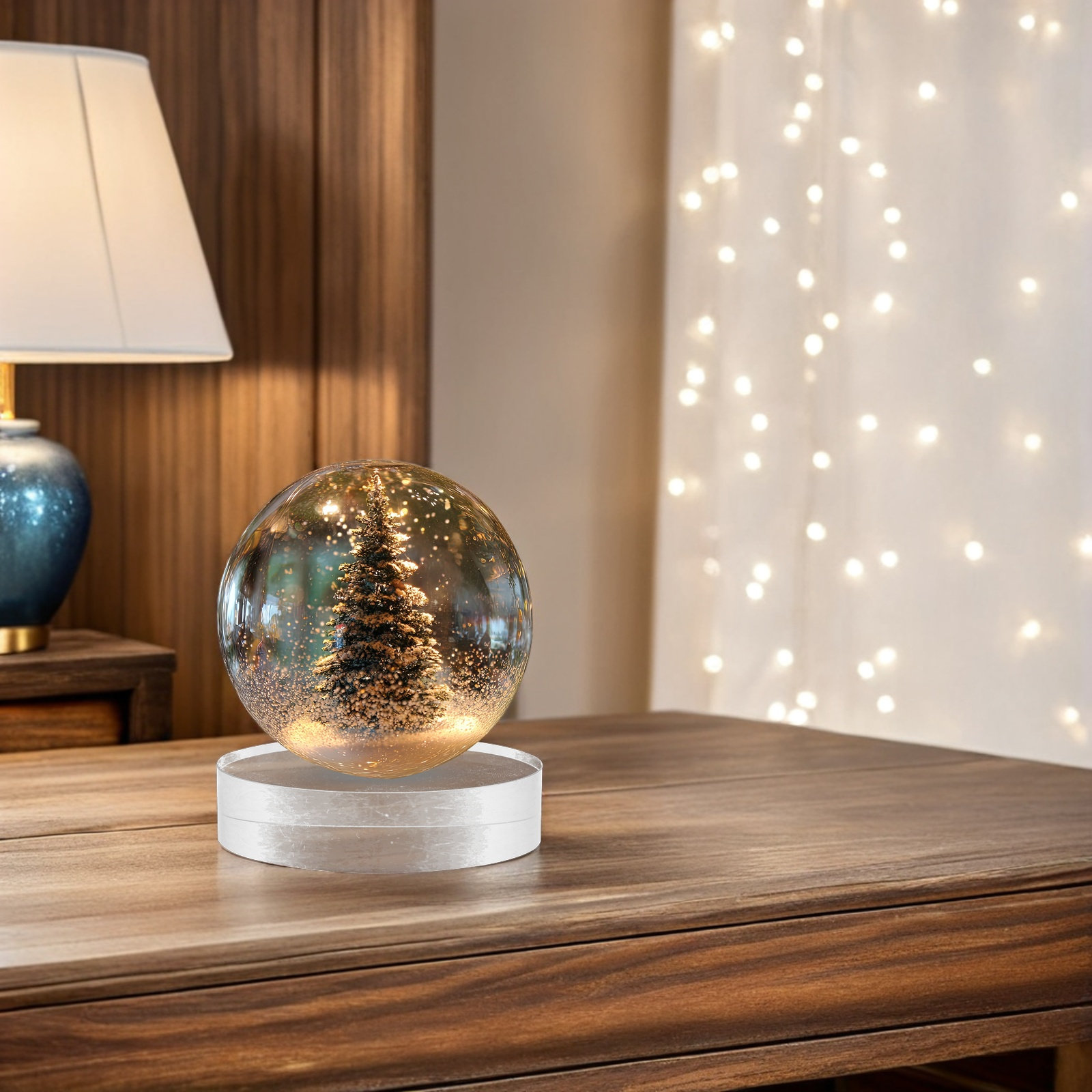 2Pcs Crystal Round Paperweight - Paper Weight Crystal 评论和价格