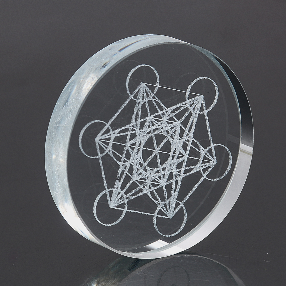 Metatron Cube Crystal Display  - Paper Weight Crystal 评论和价格