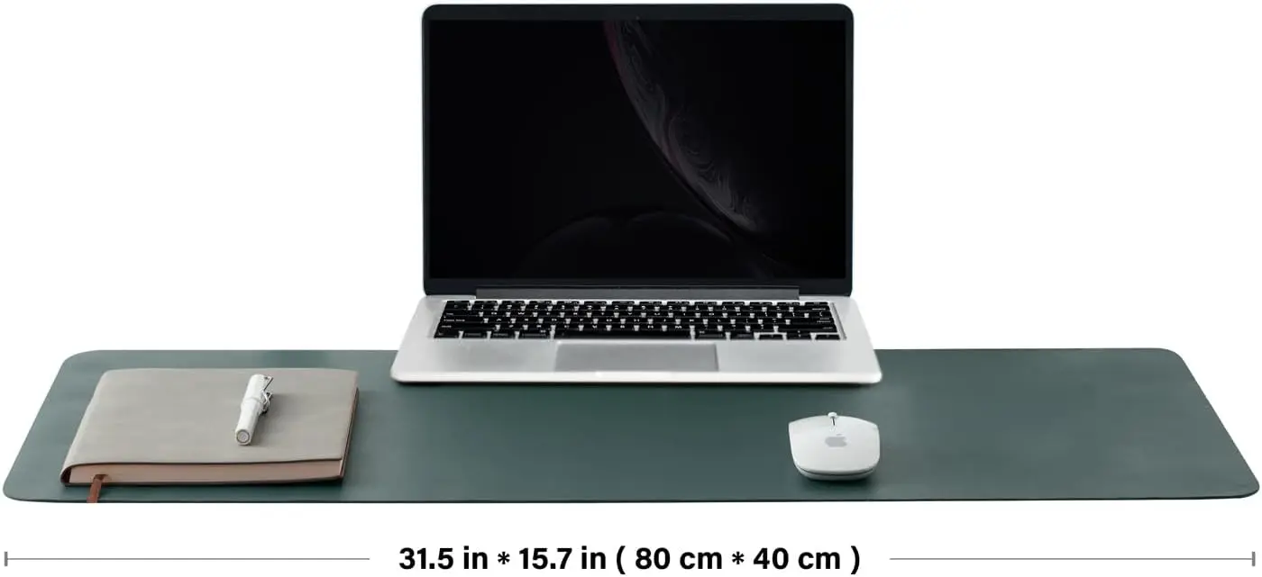 Cork Desk Mat Dual-Sided Desk  - Leather Desk Pad 评论和价格