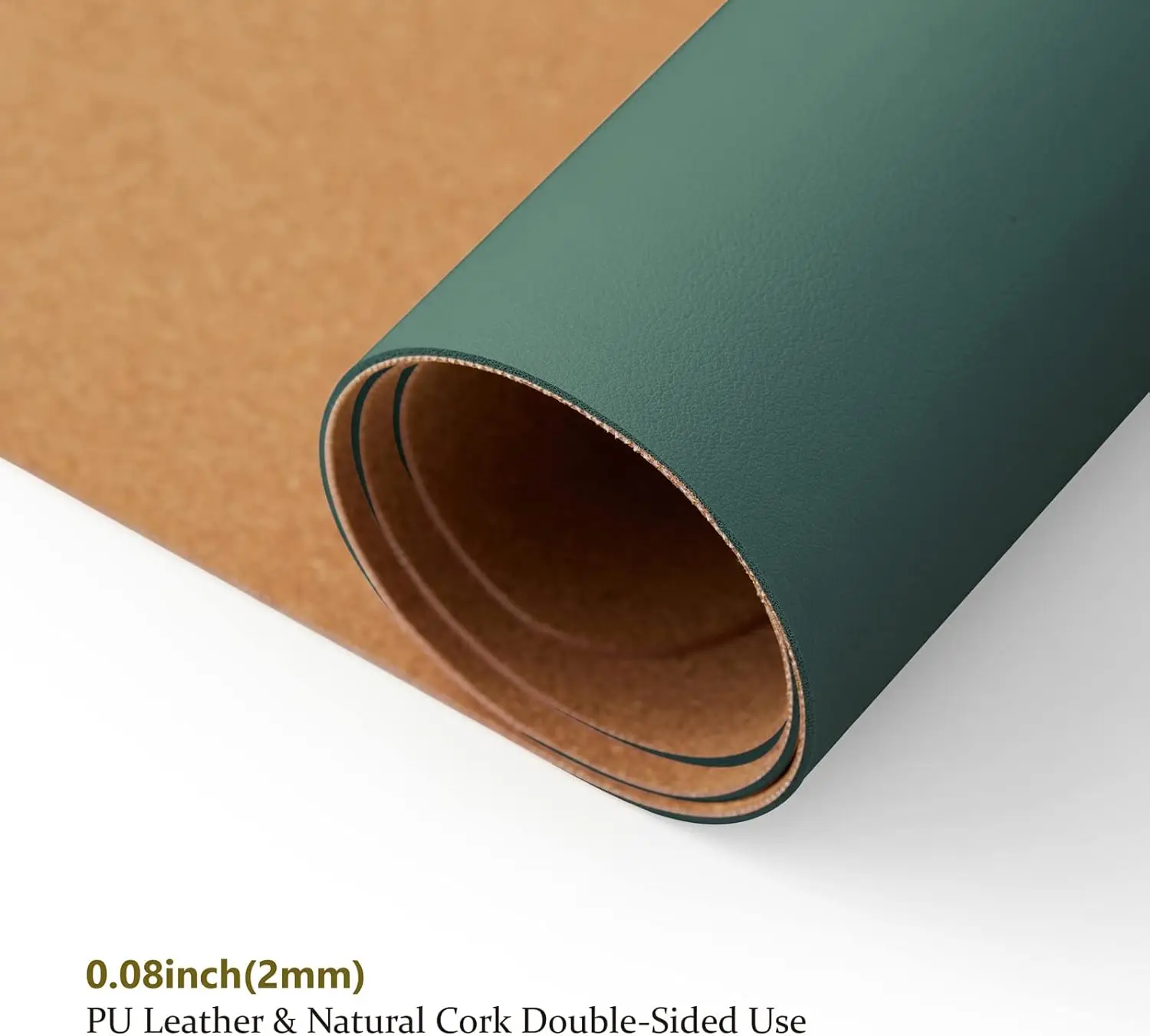Cork Desk Mat Dual-Sided Desk  - Leather Desk Pad 评论和价格