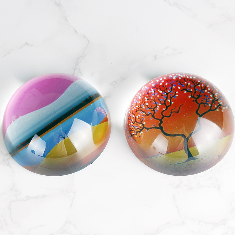 Custom Crystal Hemisphere Glas - Paper Weight Crystal 评论和价格