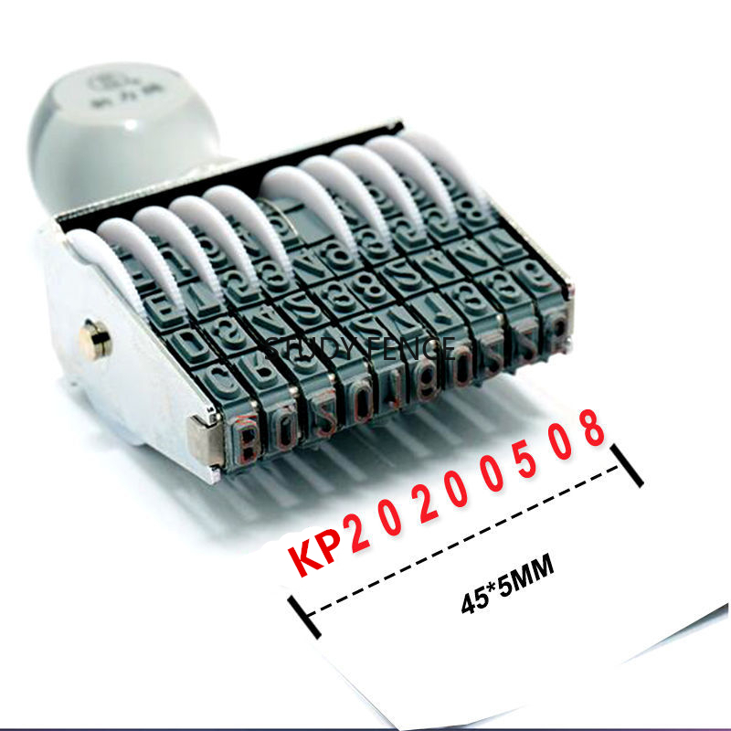 1pc Letter and Number Date Sta - Rubber Date Stamp 评论和价格