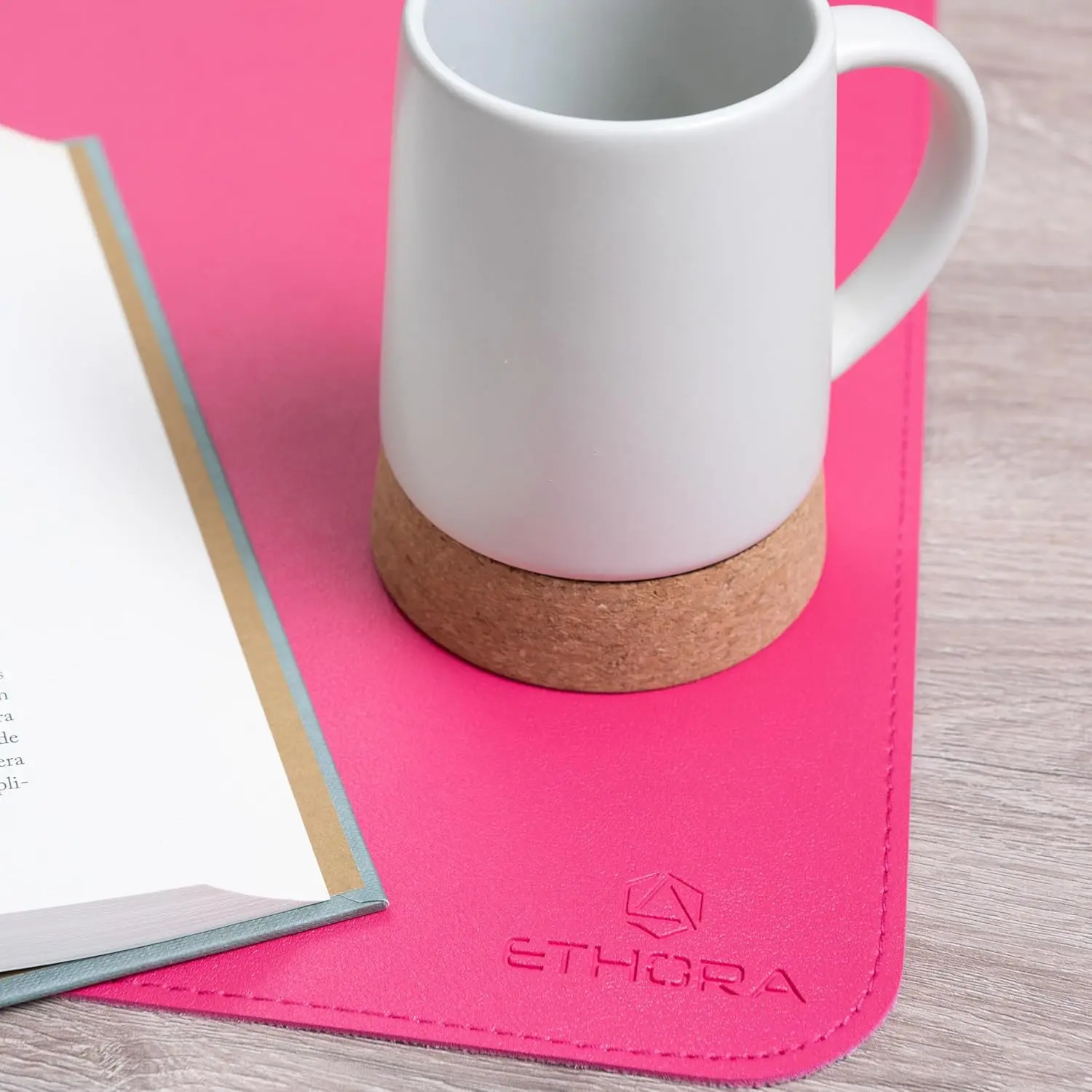 Desk Mat with Non-Slip Suede B - Leather Desk Pad 评论和价格