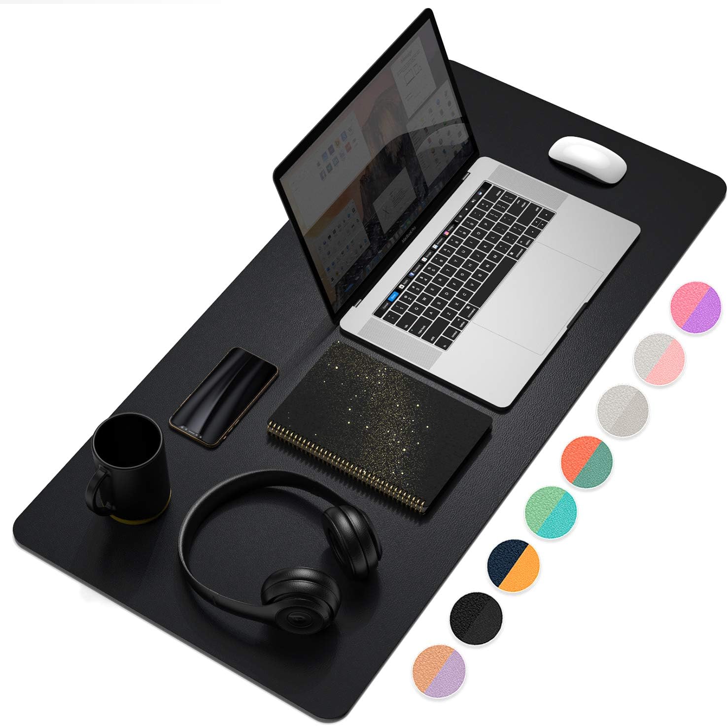 Dual-Sided Desk Pad Protector, - Leather Desk Pad 评论和价格