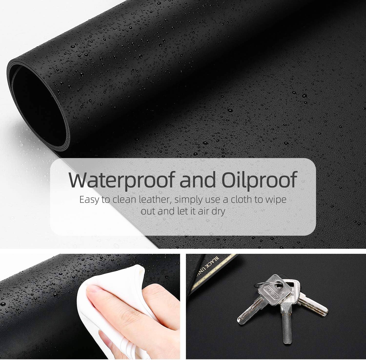 Dual-Sided Desk Pad Protector, - Leather Desk Pad 评论和价格