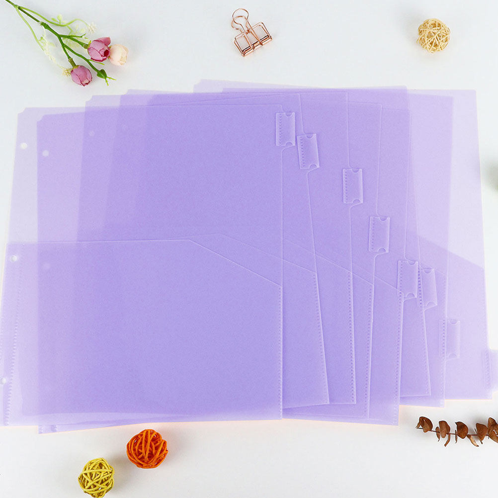 2Sets Binder Dividers Plastic  - Tab Divider A4 评论和价格