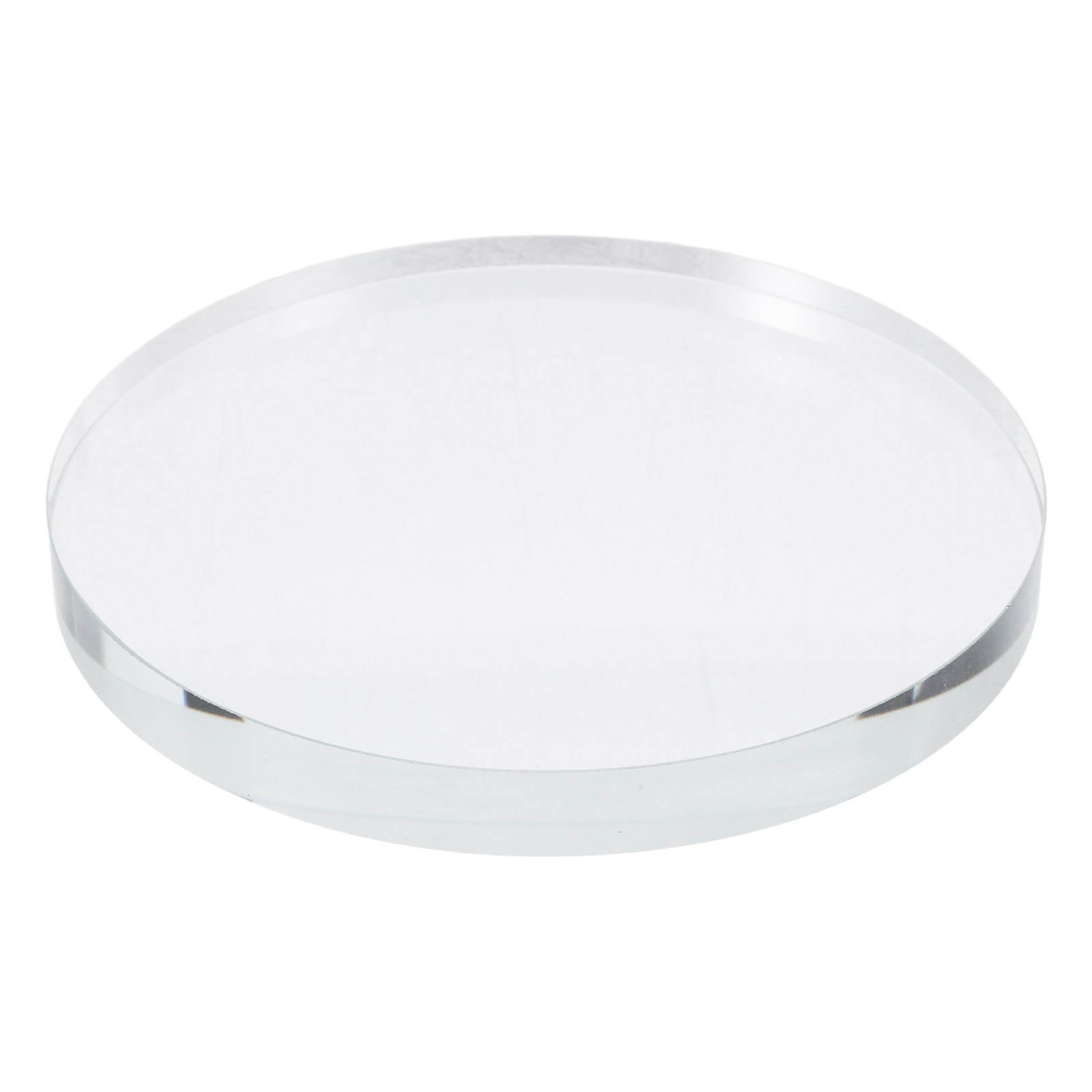 Heavy Round Transparent Crysta - Book Weight Glass 评论和价格