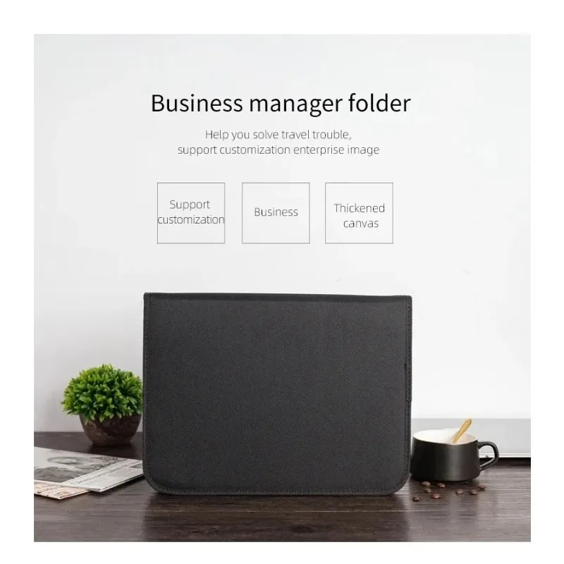 Large Black Business Portfolio - Binder A4 Lever 评论和价格