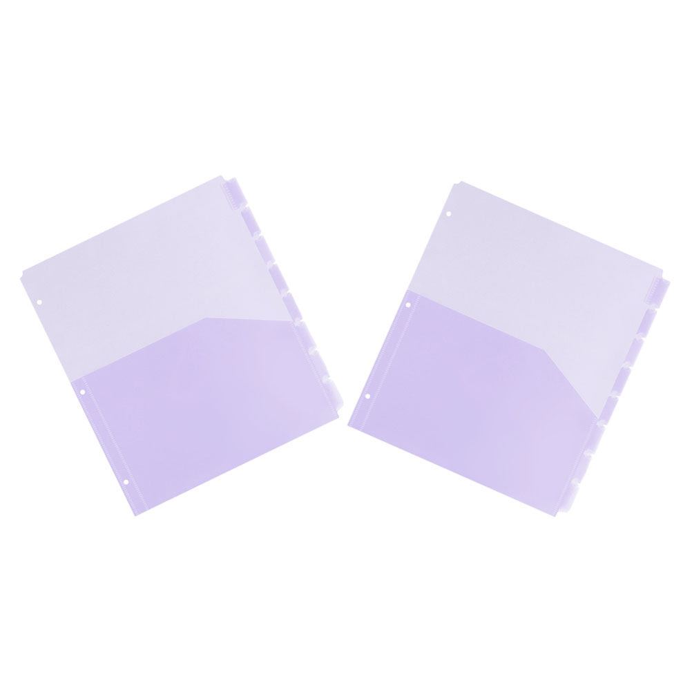 2Sets Binder Pockets Dividers  - Tab Divider A4 评论和价格